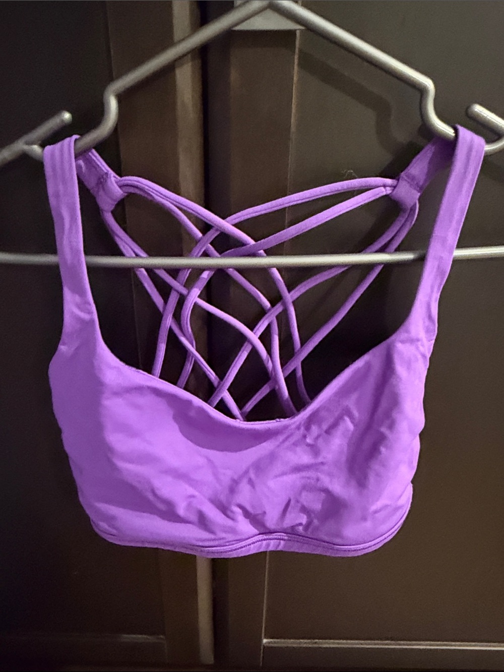 Lululemon Purple Strappy Back Bralette